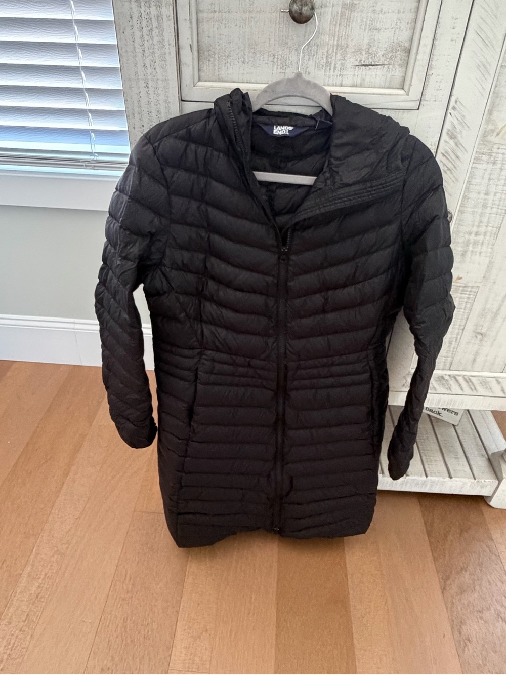 Lands' End Women's Black Coat
